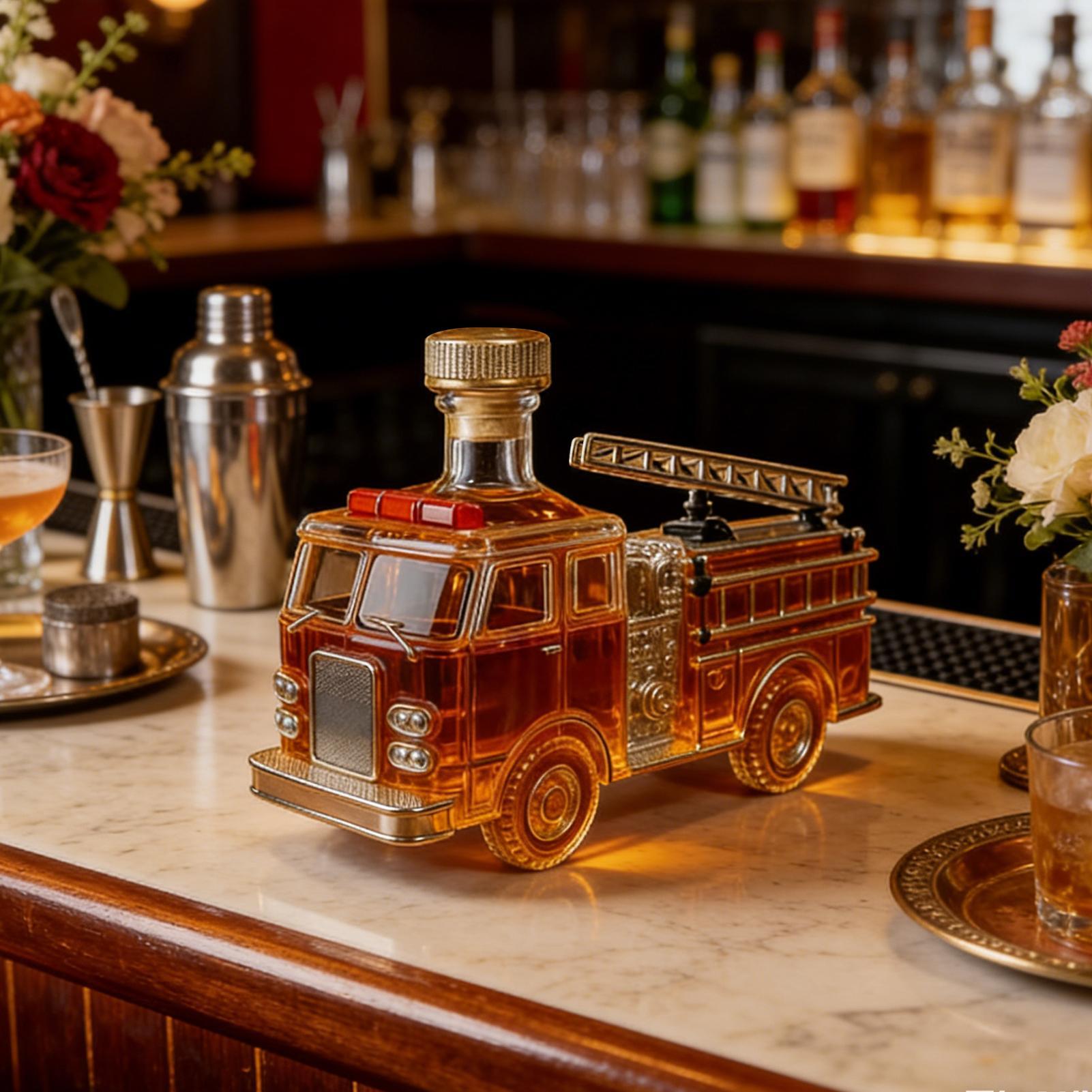 Liquor Bottle 300ml Fire Truck - огляд і ціна Home Bar And Cabinet