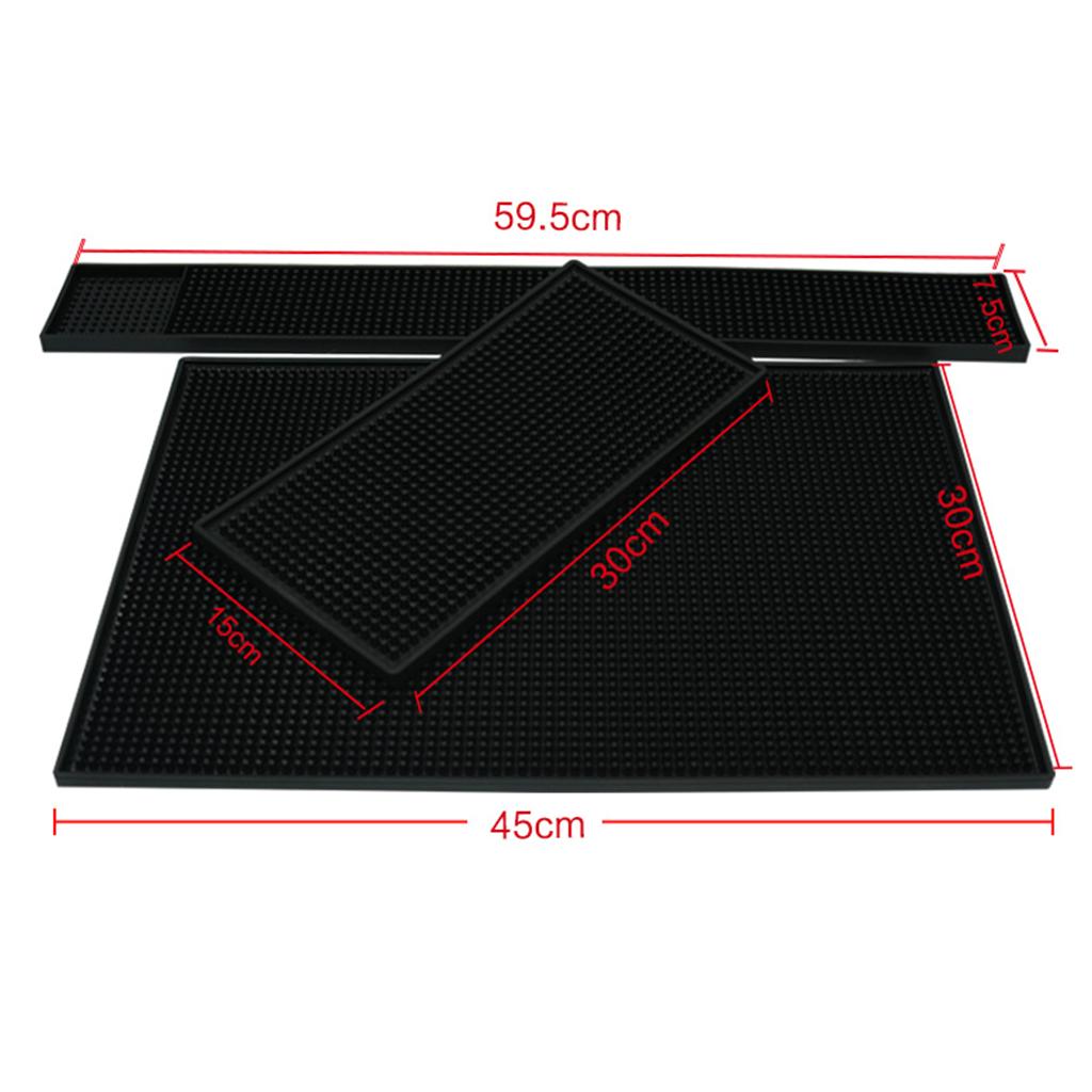 Black Bar Mat Non Slip Heat In - огляд і ціна Home Bar Sink