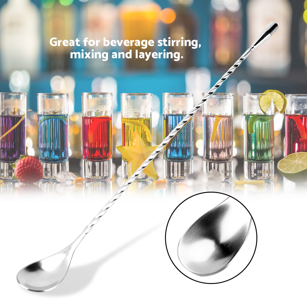 Stainless Steel Bar Spoon Long - огляд і ціна Bar Spoon Twisted