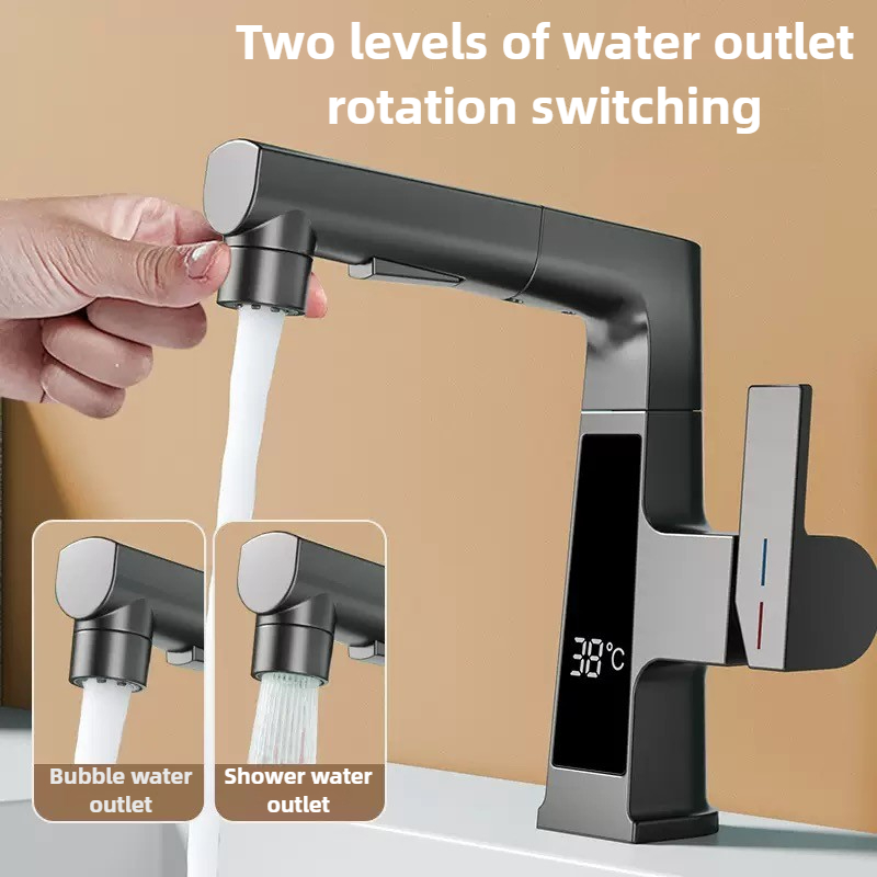 Digital Display Pulling Faucet - огляд і ціна Home Bar Sink