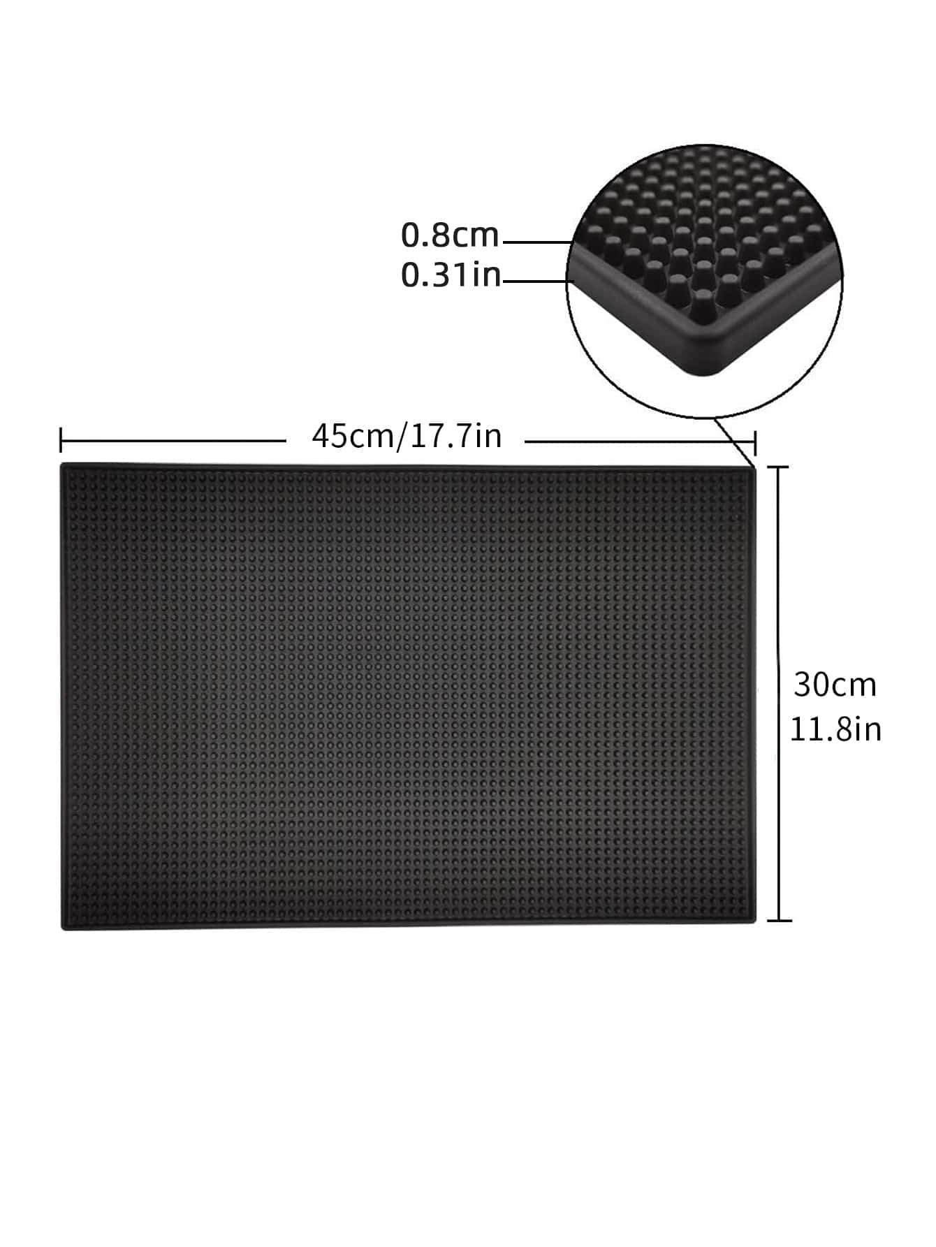 Leeseph Bar Mat, Rubber Dish D - огляд і ціна Bar Mat Rubber