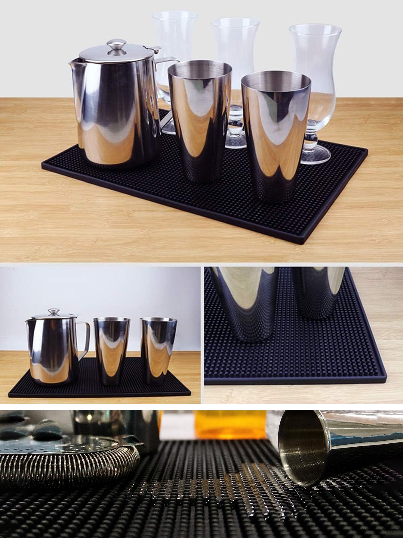 Leeseph Bar Mat, Rubber Dish D - огляд і ціна Bar Mat Rubber