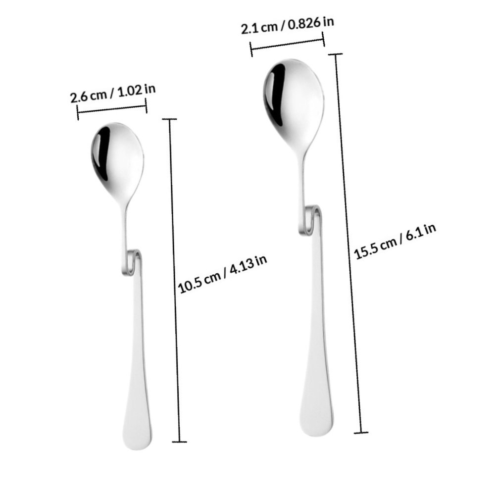 6Pcs Stainless Steel S Shape H - огляд і ціна Bar Spoon Twisted