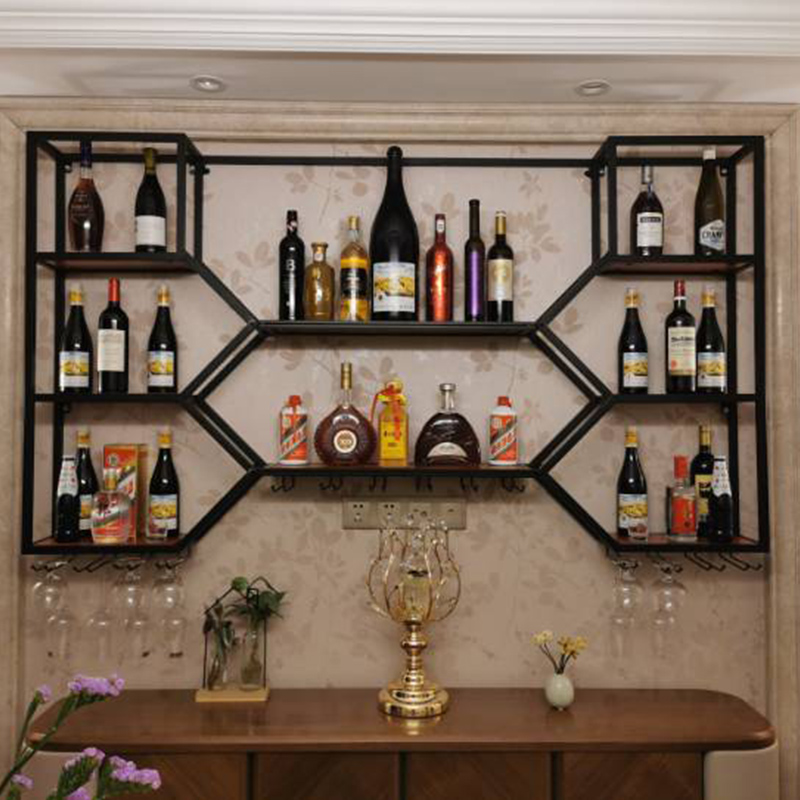 Metal Shelves Wine Cabinet Liv - огляд і ціна Home Bar And Cabinet