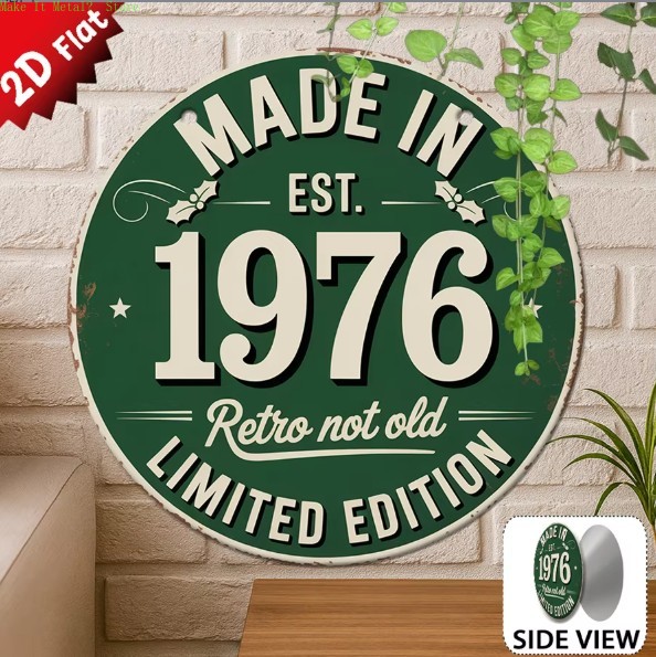 Made in 1976 Retro Not Old 2D  - огляд і ціна Home Bar Cafe